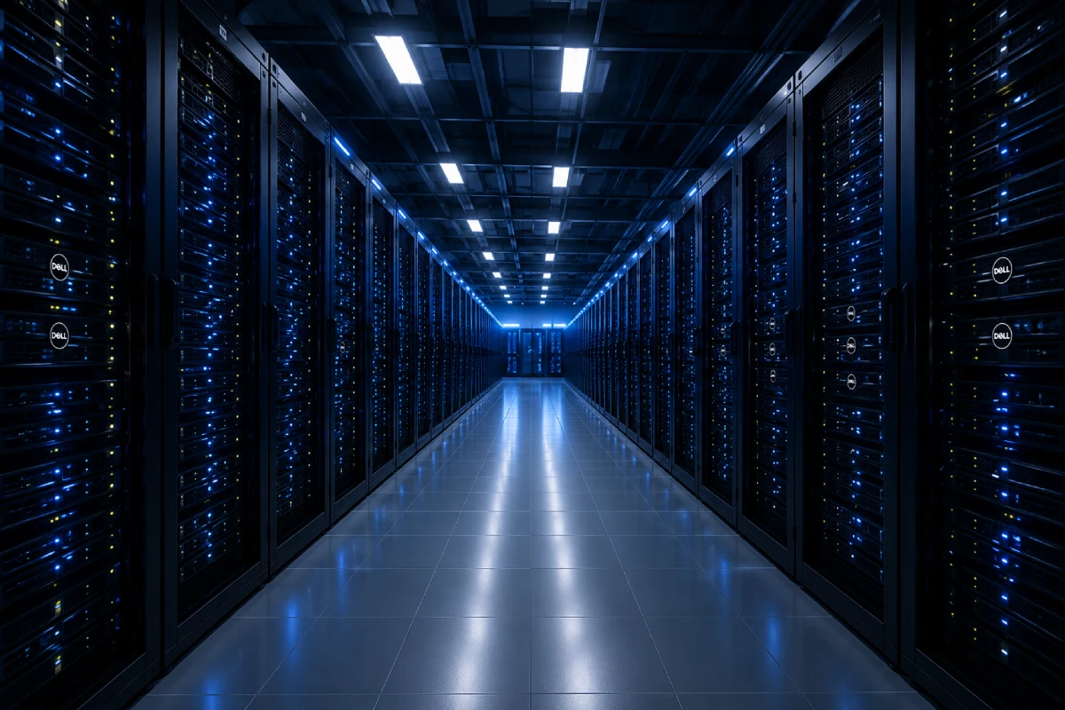 Corredor de data center Dell